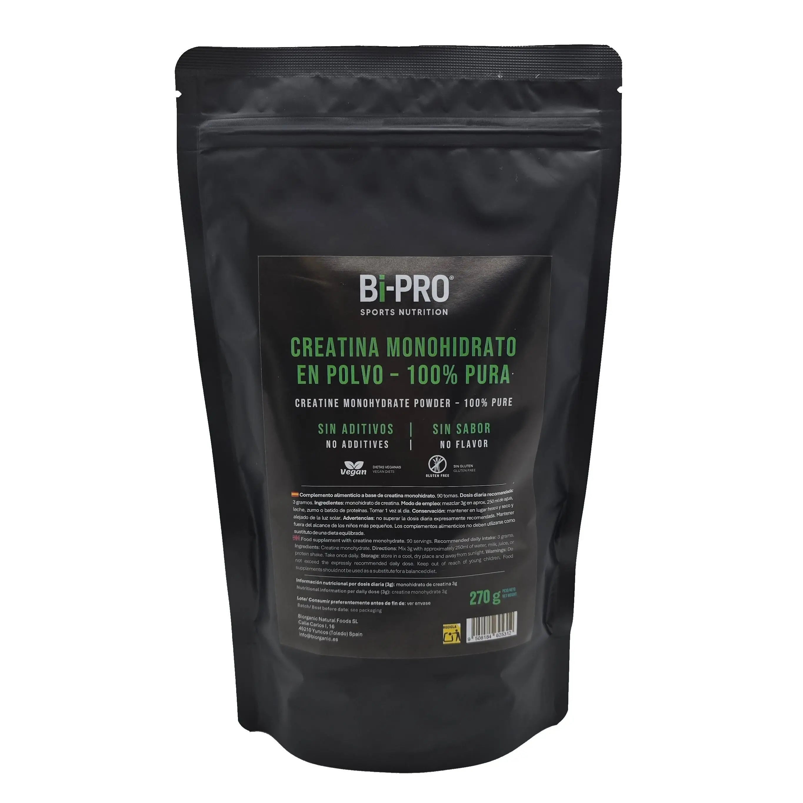 Creatine monohydrate powder 270g ActiveMaré