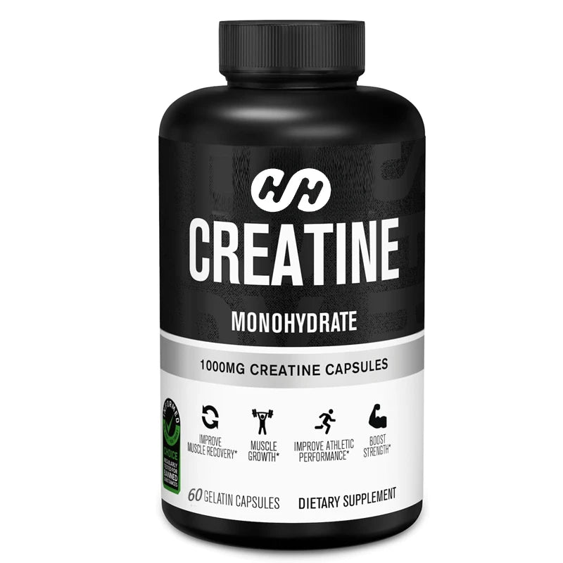 Creatine Monohydrate 1000mg Capsules ActiveMaré