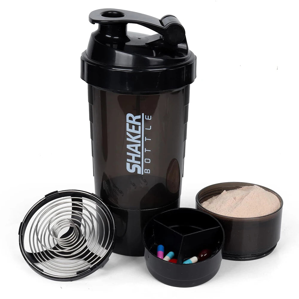 3 Layers Shaker Protein Bottle ActiveMaré